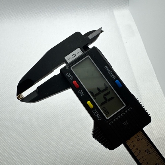 14k Yellow Gold Diamond Solitaire Pendant Round 4 Prong, 0.15 TCW, 0.24g - Picture 15 of 15